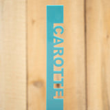 Étiquette pour carotte